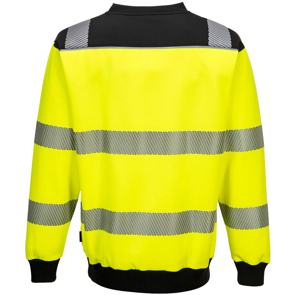 Portwest PW379 PW3 Hi-Vis Crew Neck Sweatshirt