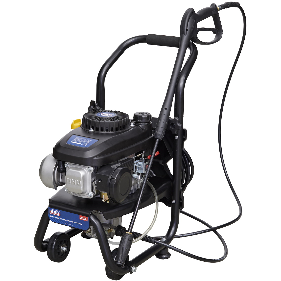 Sealey PWM1300 Pressure Washer 130bar 7ltr/min 2.4hp 4 Stroke Petrol