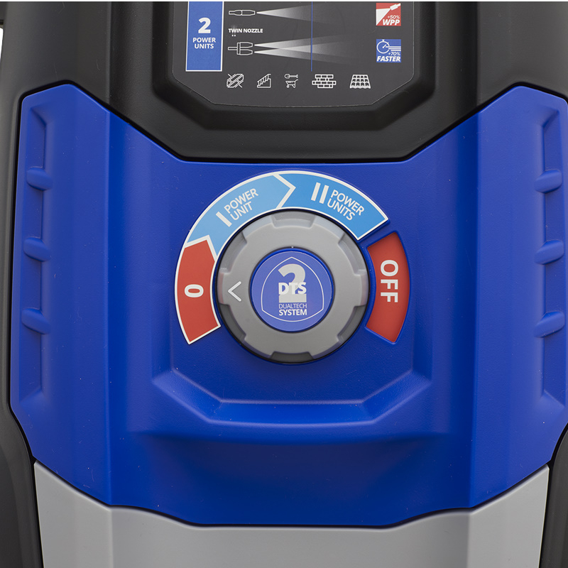 Sealey PWTF2200 Pressure Washer 150bar 810L/hr Twin Pump with TSS & Rotablast® Nozzle