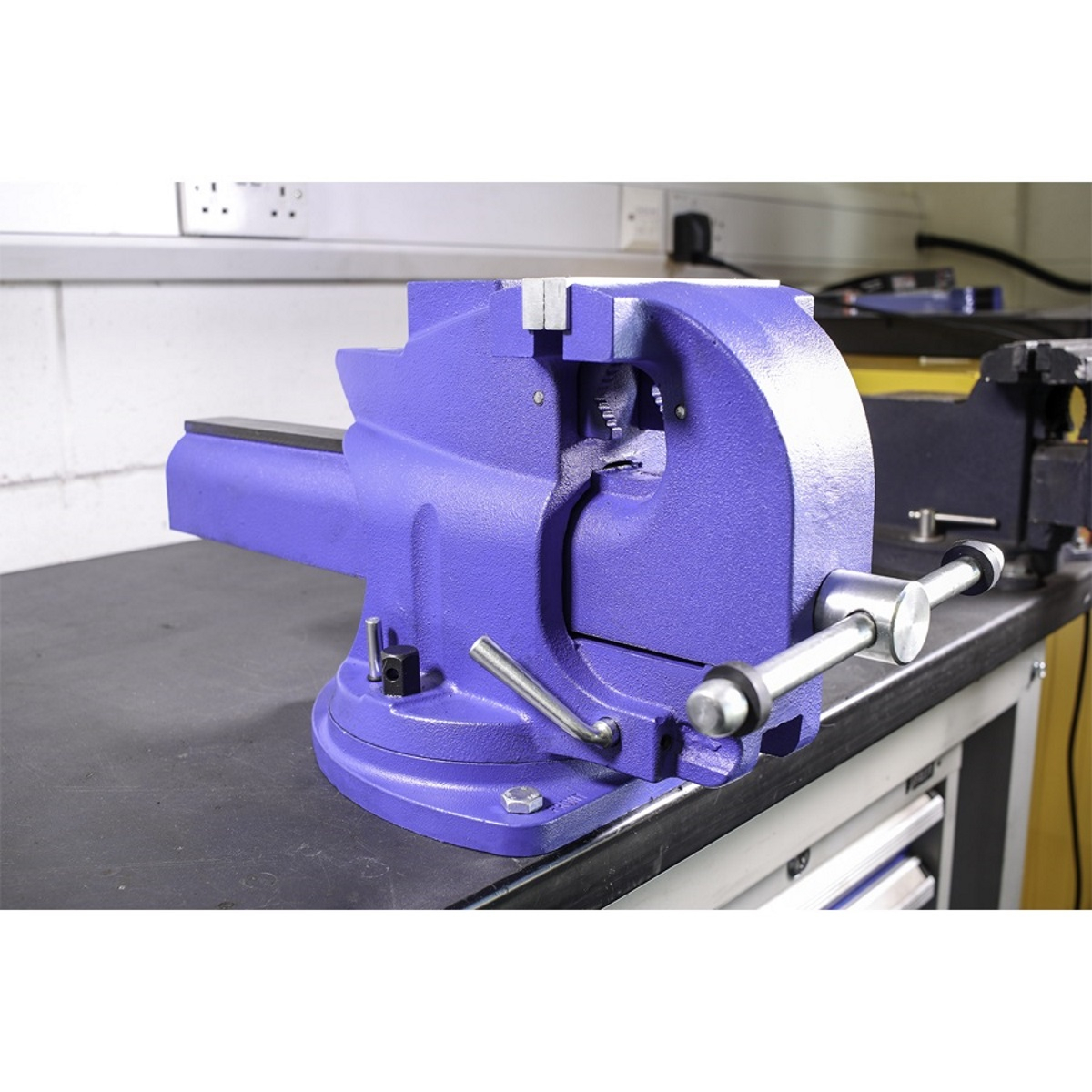 Sealey QAV150 Vice 150mm Quick Action Swivel Base Cast Iron