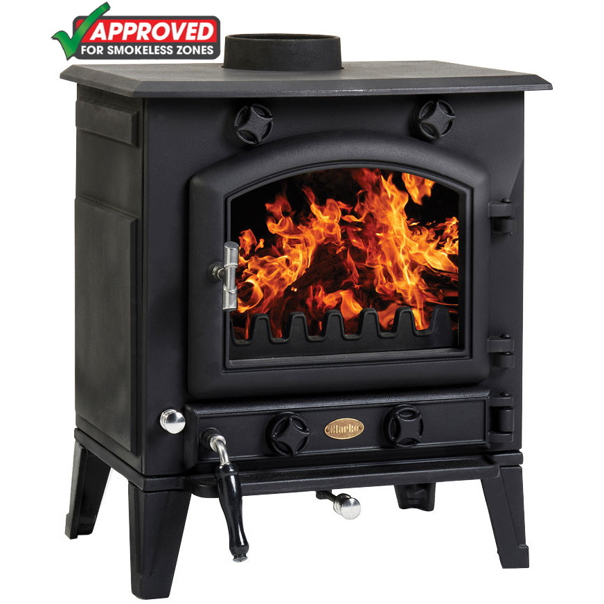 Clarke 6909901 Regal IV - 7.9kW Eco-Design Ready Cast-Iron Stove