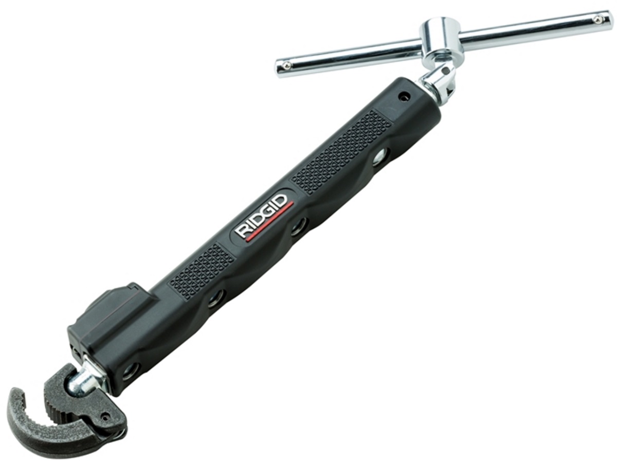 Rigid 46753 2017 Telescopic Basin Wrench with Led Work Light 12-32mm Capacity RID46753