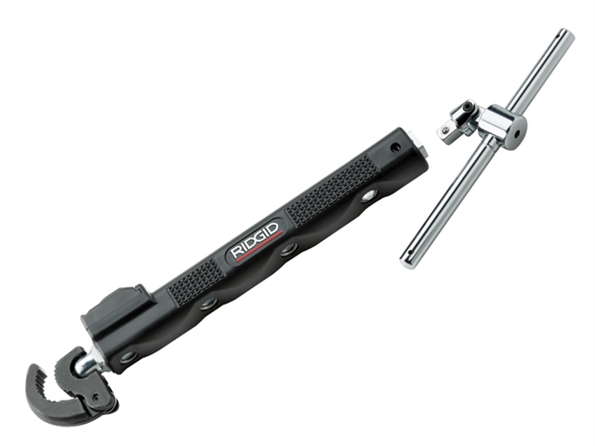 Rigid 46753 2017 Telescopic Basin Wrench with Led Work Light 12-32mm Capacity RID46753