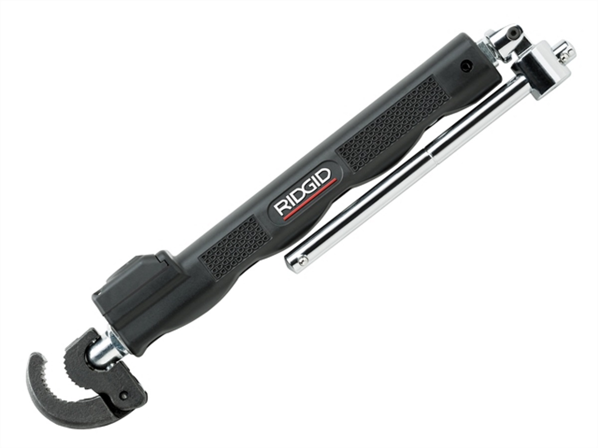 Rigid 46753 2017 Telescopic Basin Wrench with Led Work Light 12-32mm Capacity RID46753