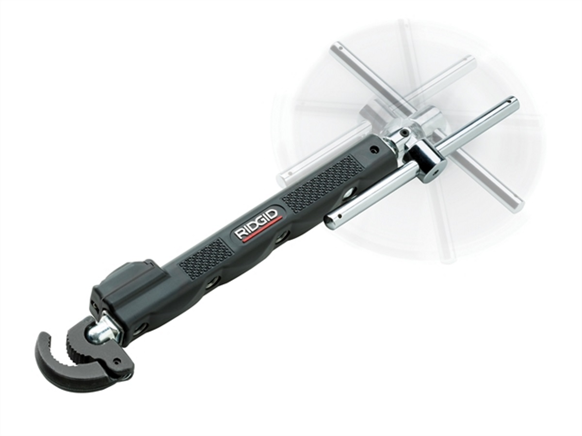 Rigid 46753 2017 Telescopic Basin Wrench with Led Work Light 12-32mm Capacity RID46753