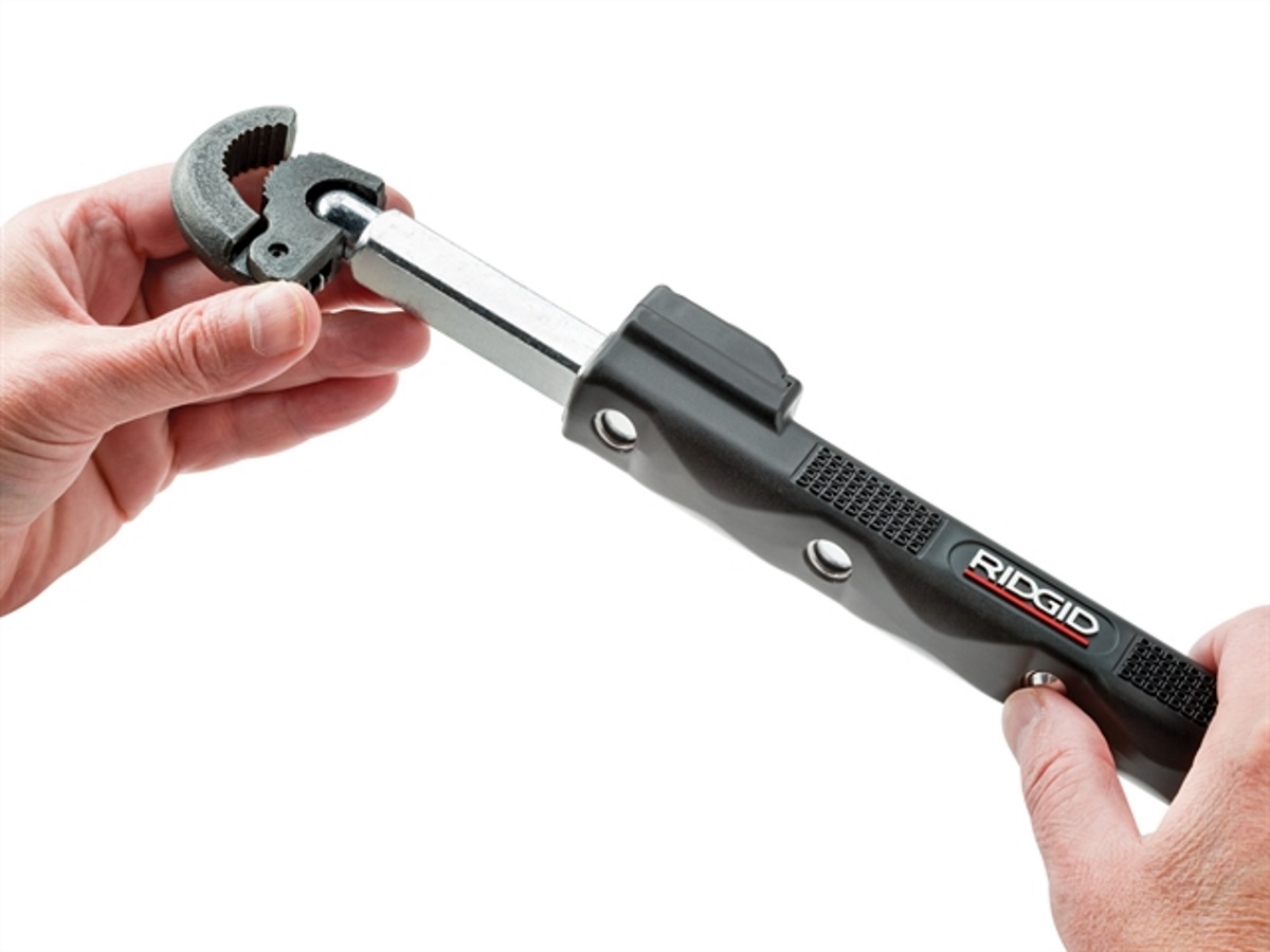 Rigid 46753 2017 Telescopic Basin Wrench with Led Work Light 12-32mm Capacity RID46753