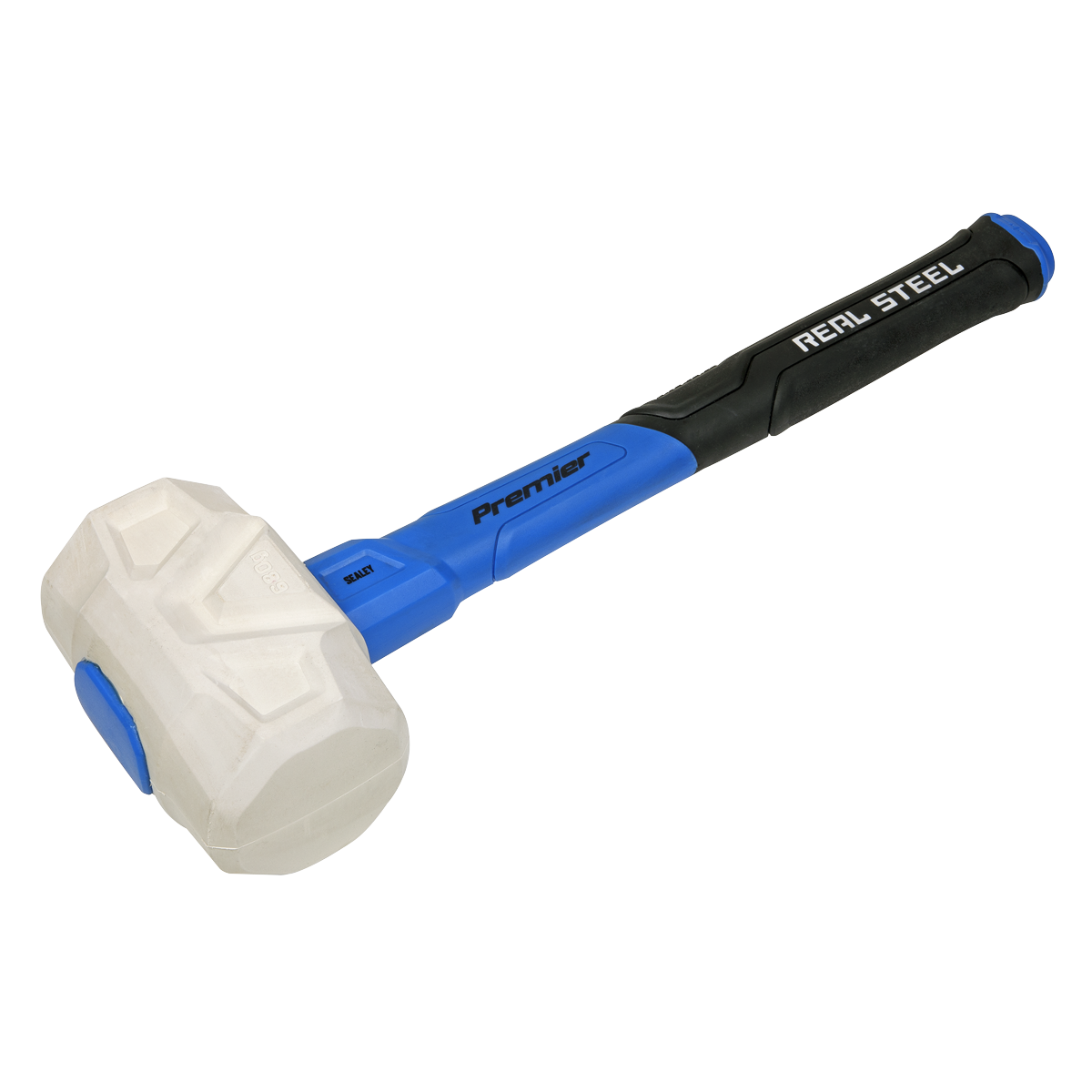 Sealey RMG24 Rubber Mallet with Fibreglass Shaft 24oz