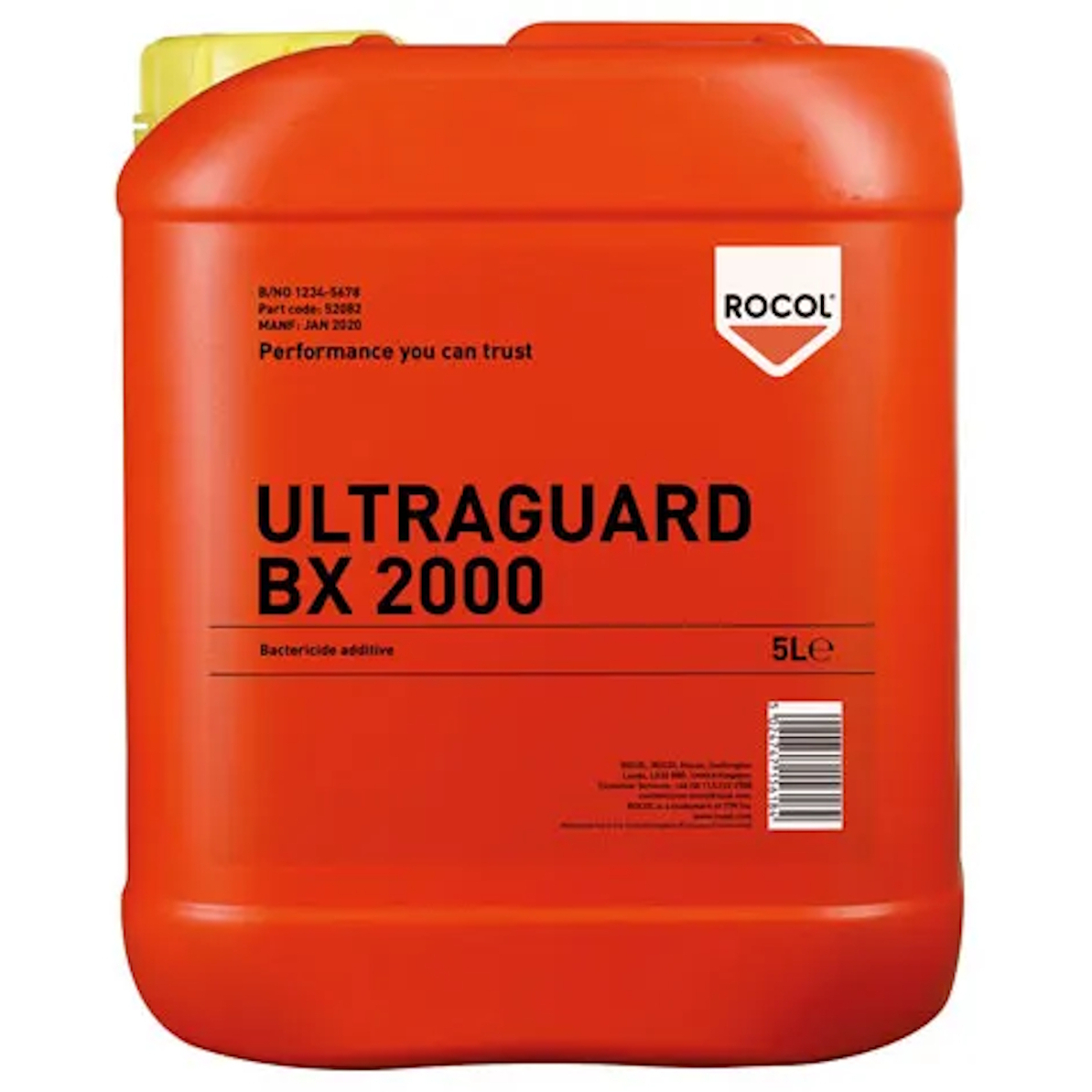 Rocol 52082 Ultraguard BX 2000 Bactericide Additive 5ltr