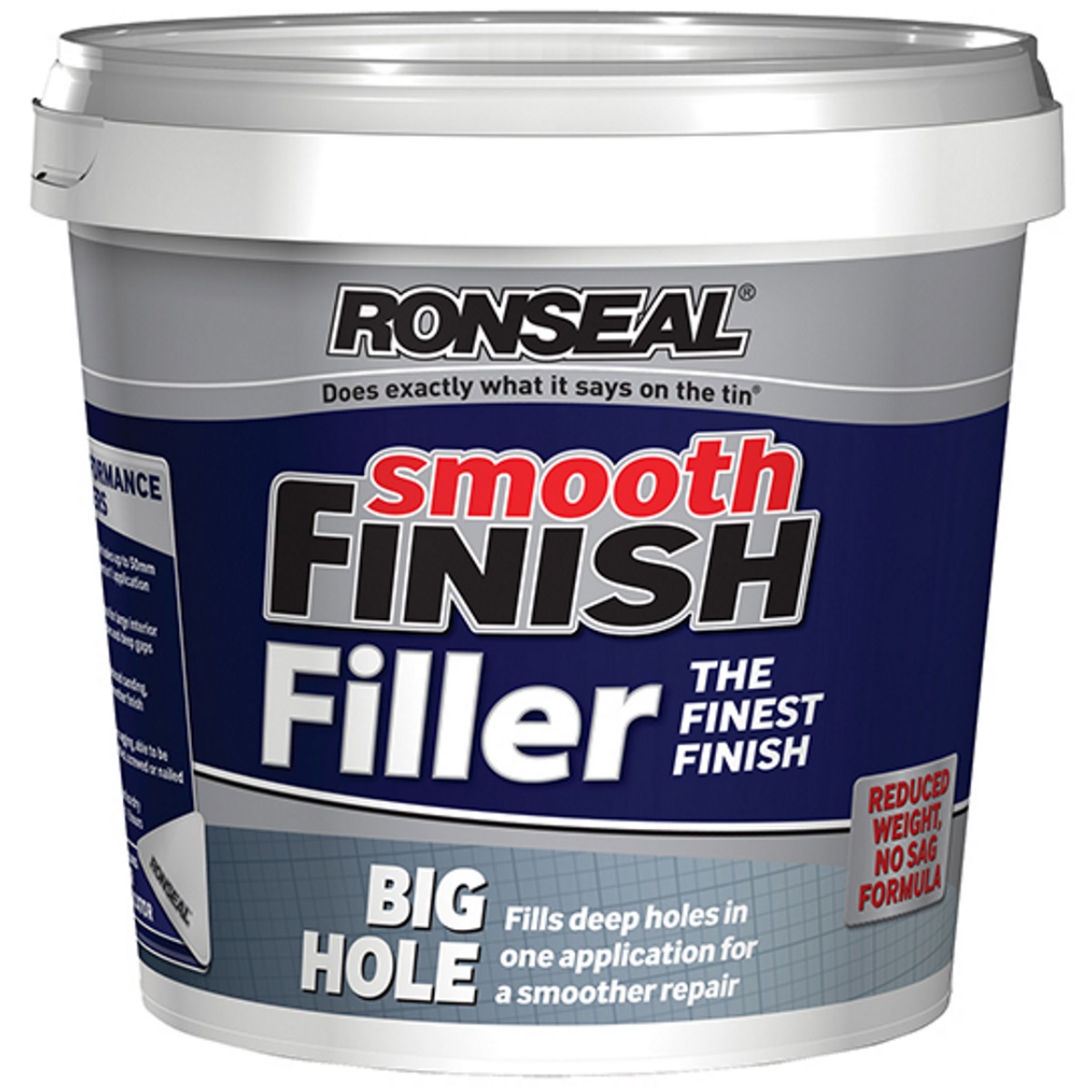 Ronseal 36558 Smooth Finish Big Hole Filler 1.2 Litre RSLBHF12L