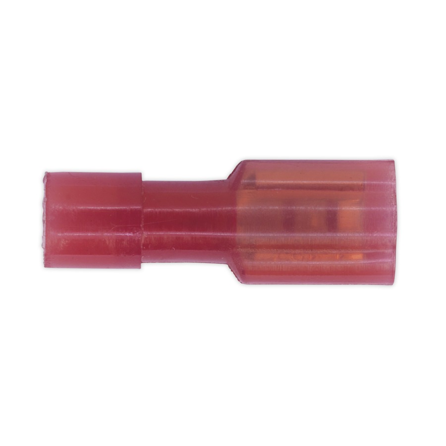 Sealey RT30 Fully Insulated Terminal 4.7mm Female Red Pack of 100