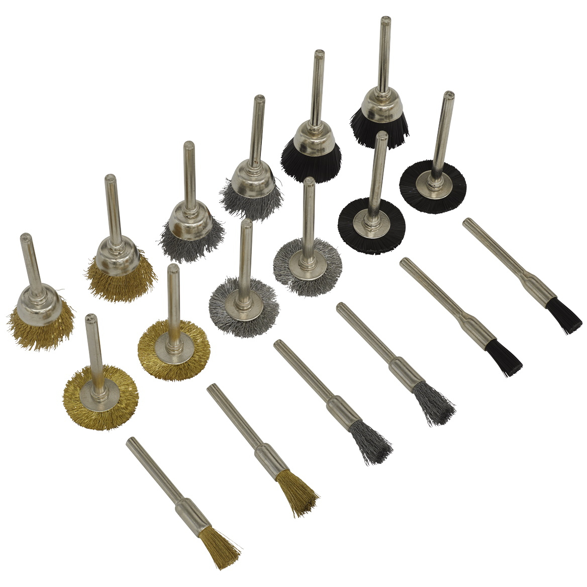 Sealey RTA18WB Rotary Tool Brush Set 18 Piece