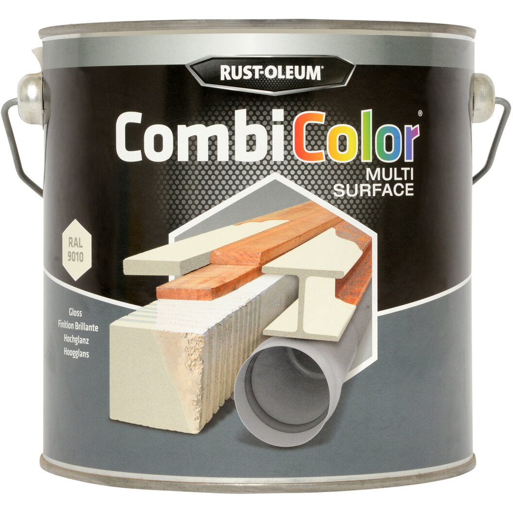 Rustoleum 7300MS.2.5 CombiColor 3-in-1 Multi-Surface 2.5l-White RAL 9010
