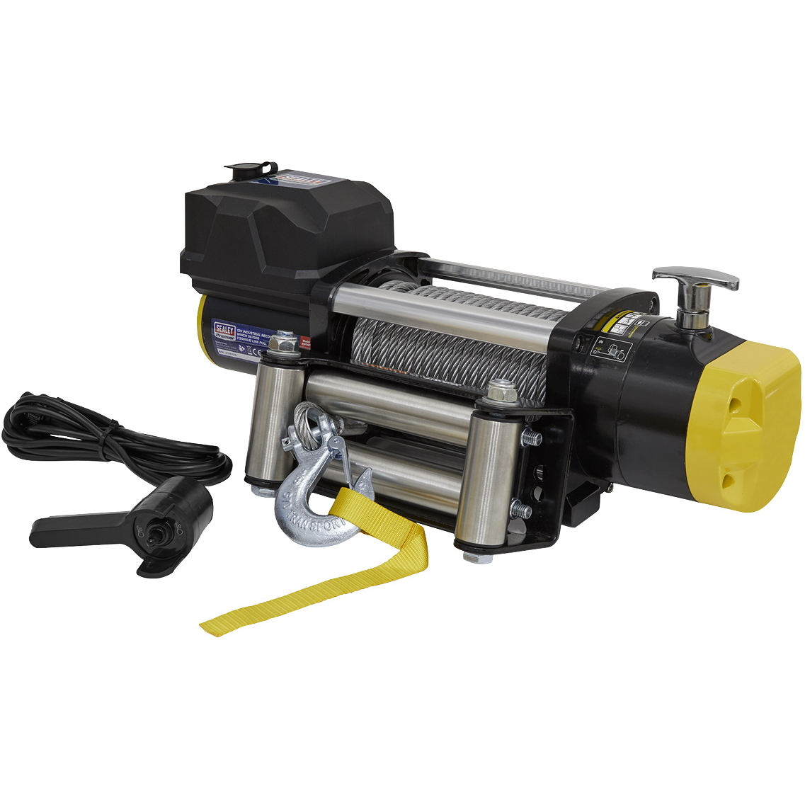 Sealey RW5675 Recovery Winch 5675kg Line Pull 12V Industrial