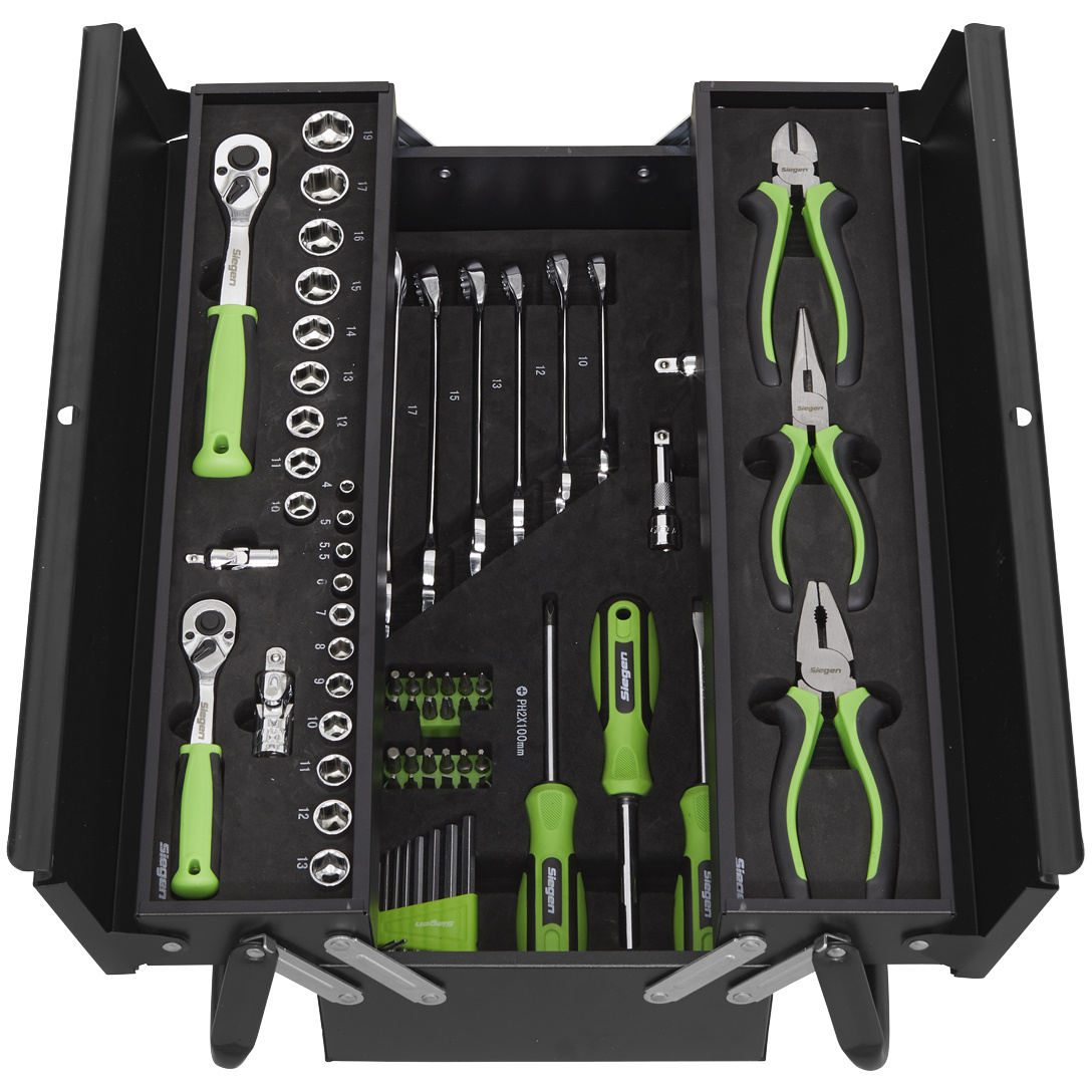 Sealey S01215 Cantilever Toolbox with Tool Kit 70 Piece