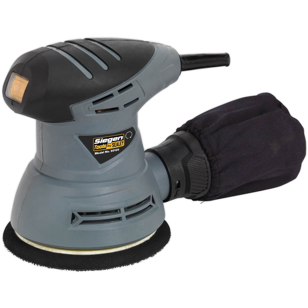 Sealey S0125 Dual Action Palm Sander &oslash;125mm 240W/230V