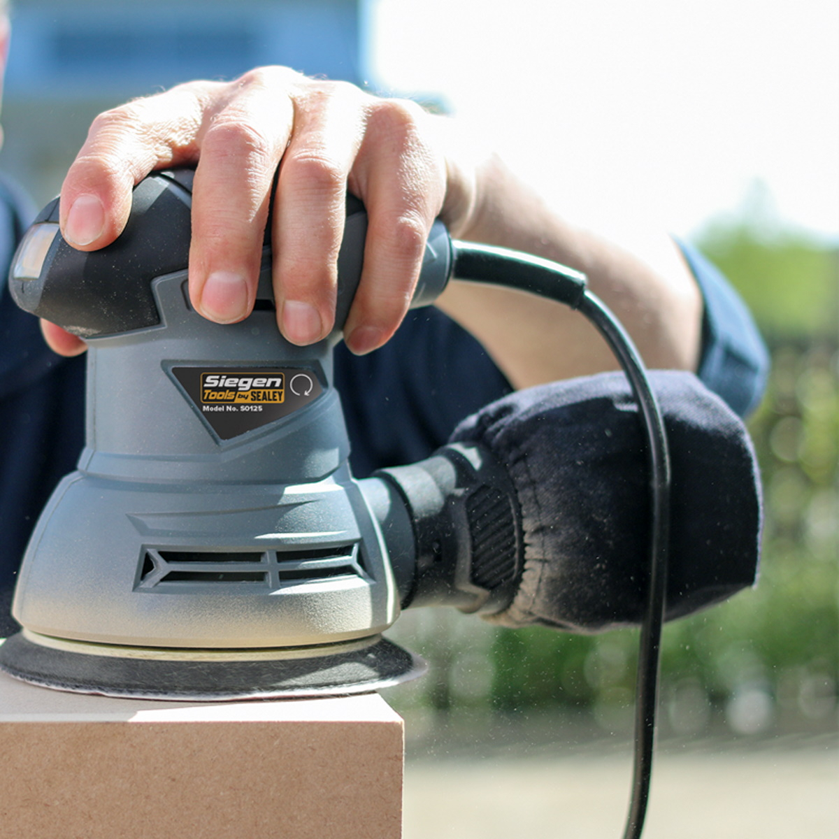 Sealey S0125 Dual Action Palm Sander &oslash;125mm 240W/230V