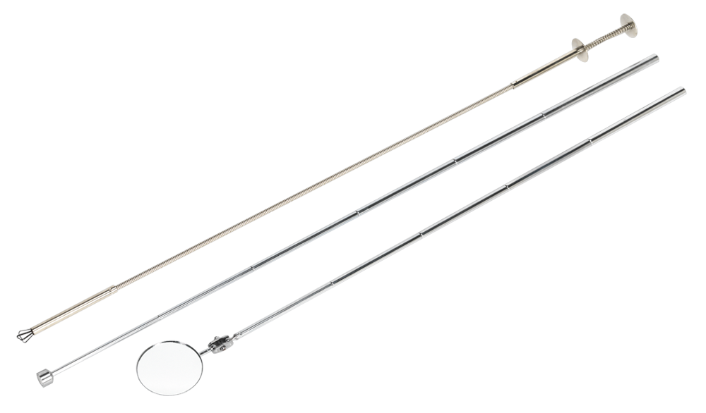 Sealey S0949 Magnetic Pick-Up, Flexible Claw & Inspection Tool Set 3pc