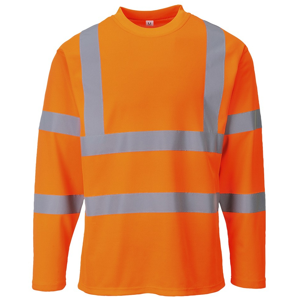 Portwest S278 Hi-Vis Long Sleeved T-shirt High Visibility