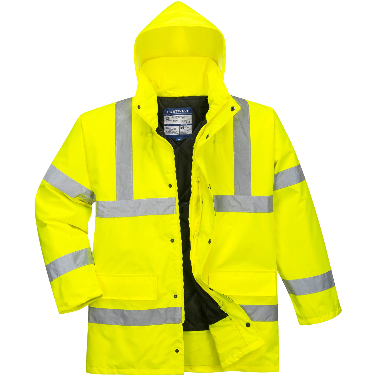 Portwest S460 Hi-Vis Traffic Jacket High Visibility - Yellow