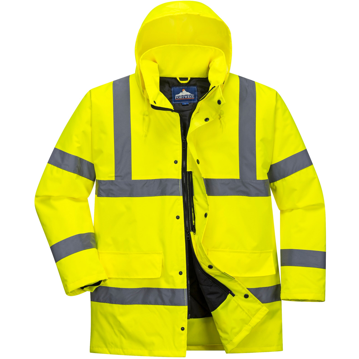 Portwest S460 Hi-Vis Traffic Jacket High Visibility - Yellow