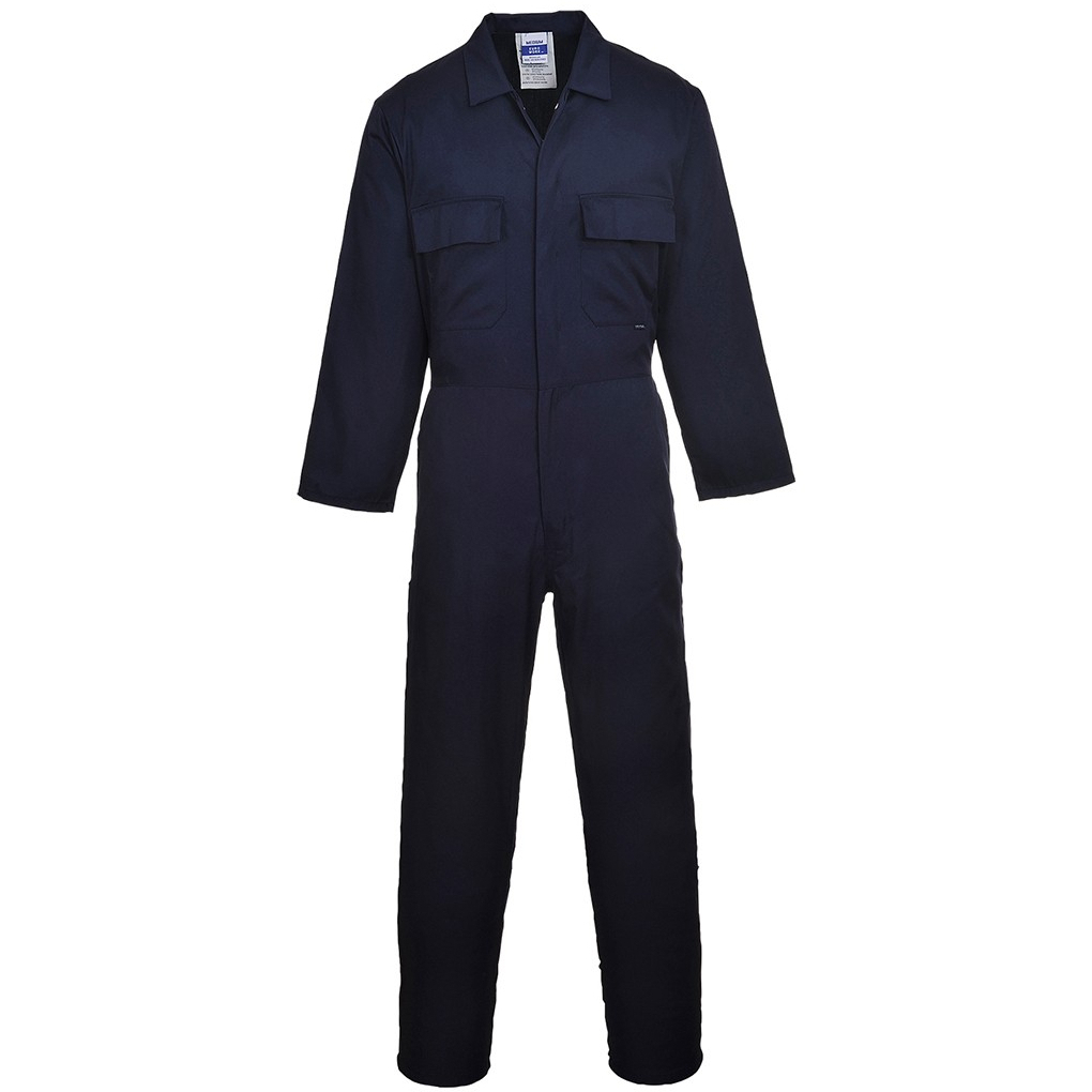Portwest S999 Regular Euro Work Coverall (Regular Leg Length) S999 - Medium,Navy