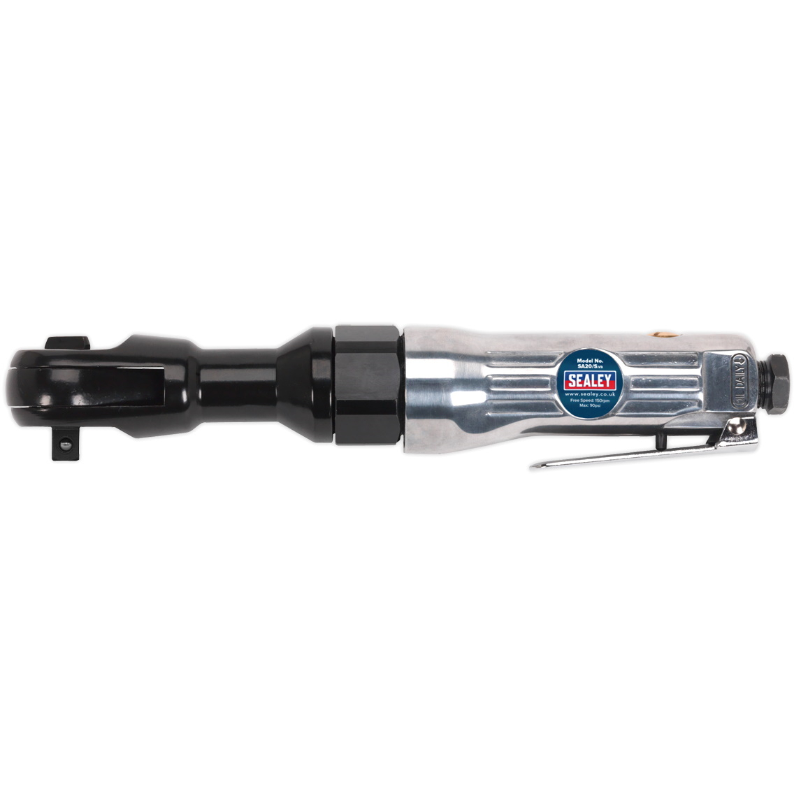 Sealey SA20/S Air Ratchet Wrench 3/8"Sq Drive