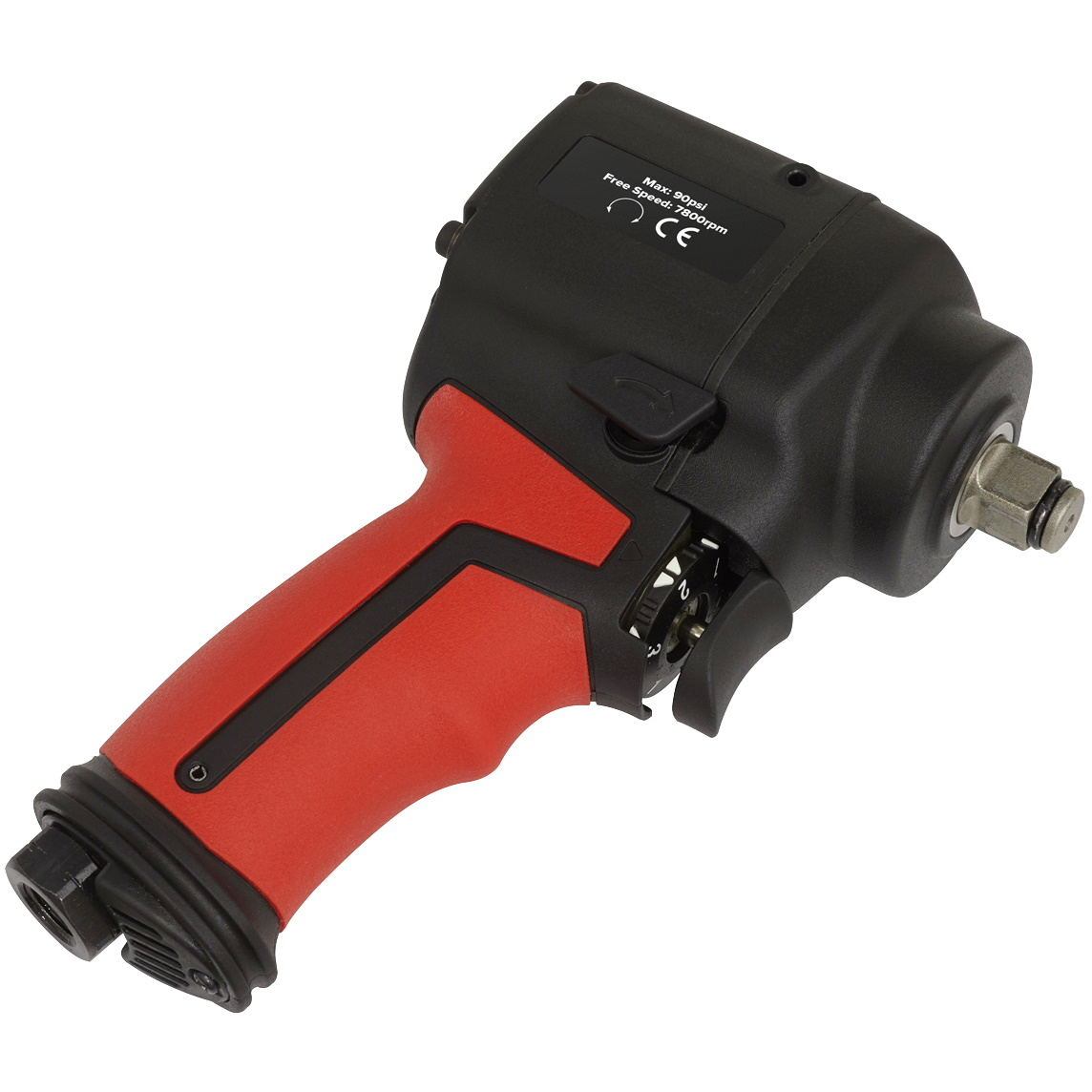 Sealey SA6002S Air Impact Wrench 1/2"Sq Drive Stubby Twin Hammer
