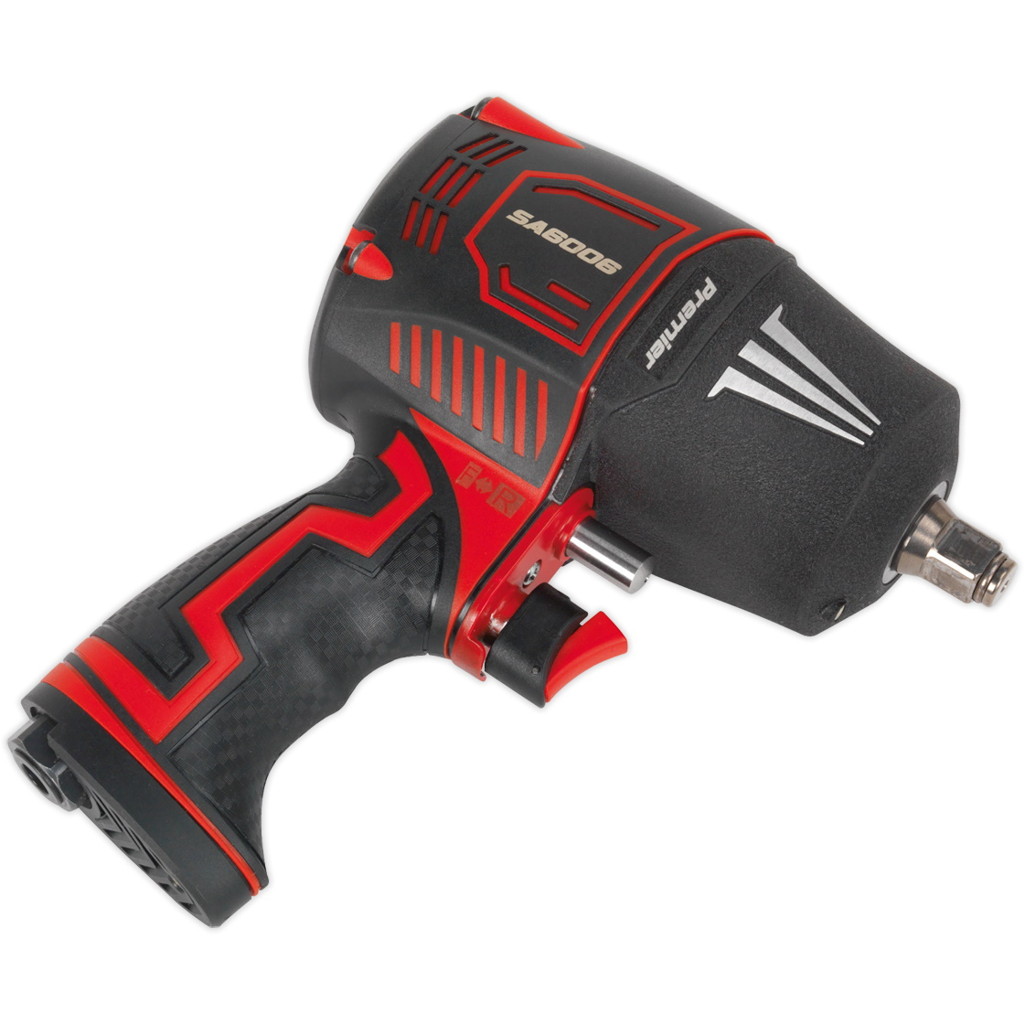 Sealey SA6006 Composite Air Impact Wrench 1/2"Sq Drive Twin Hammer
