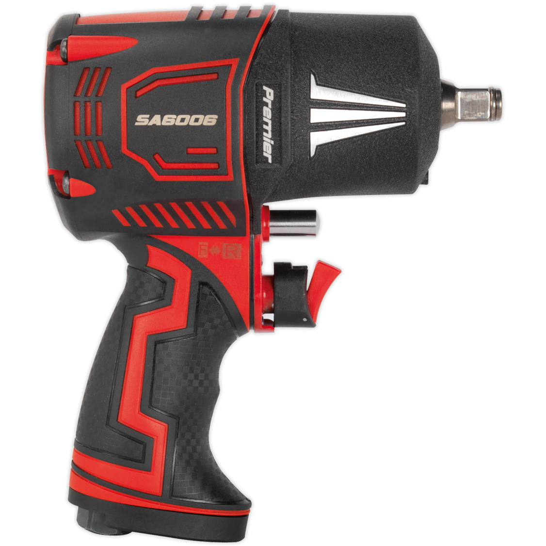 Sealey SA6006 Composite Air Impact Wrench 1/2"Sq Drive Twin Hammer