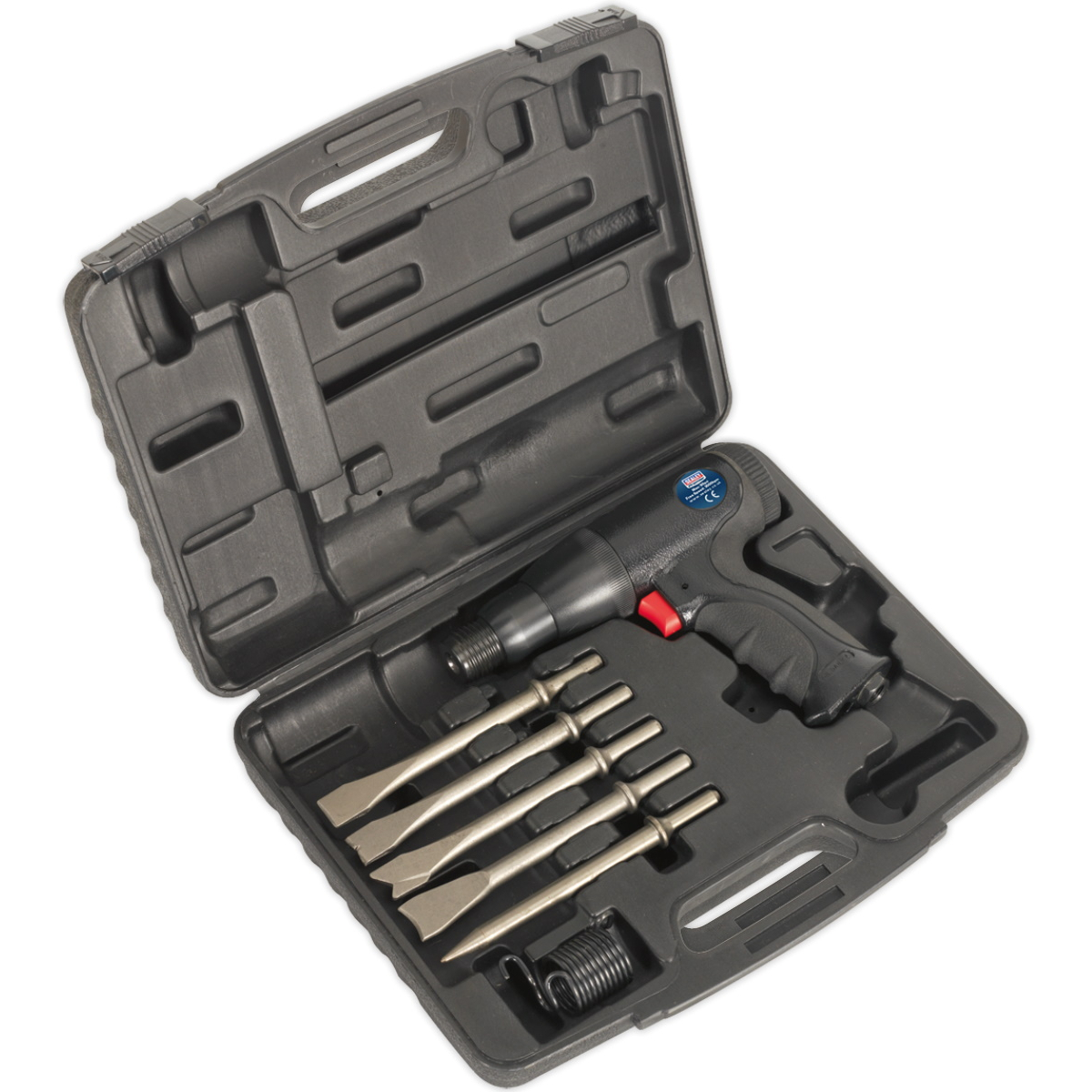 Sealey SA614 Air Hammer Kit Composite Premier - Long Stroke Low Vib...