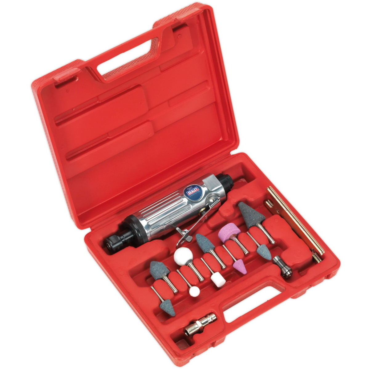 Sealey SA67 Air Die Grinder Kit 16 Piece