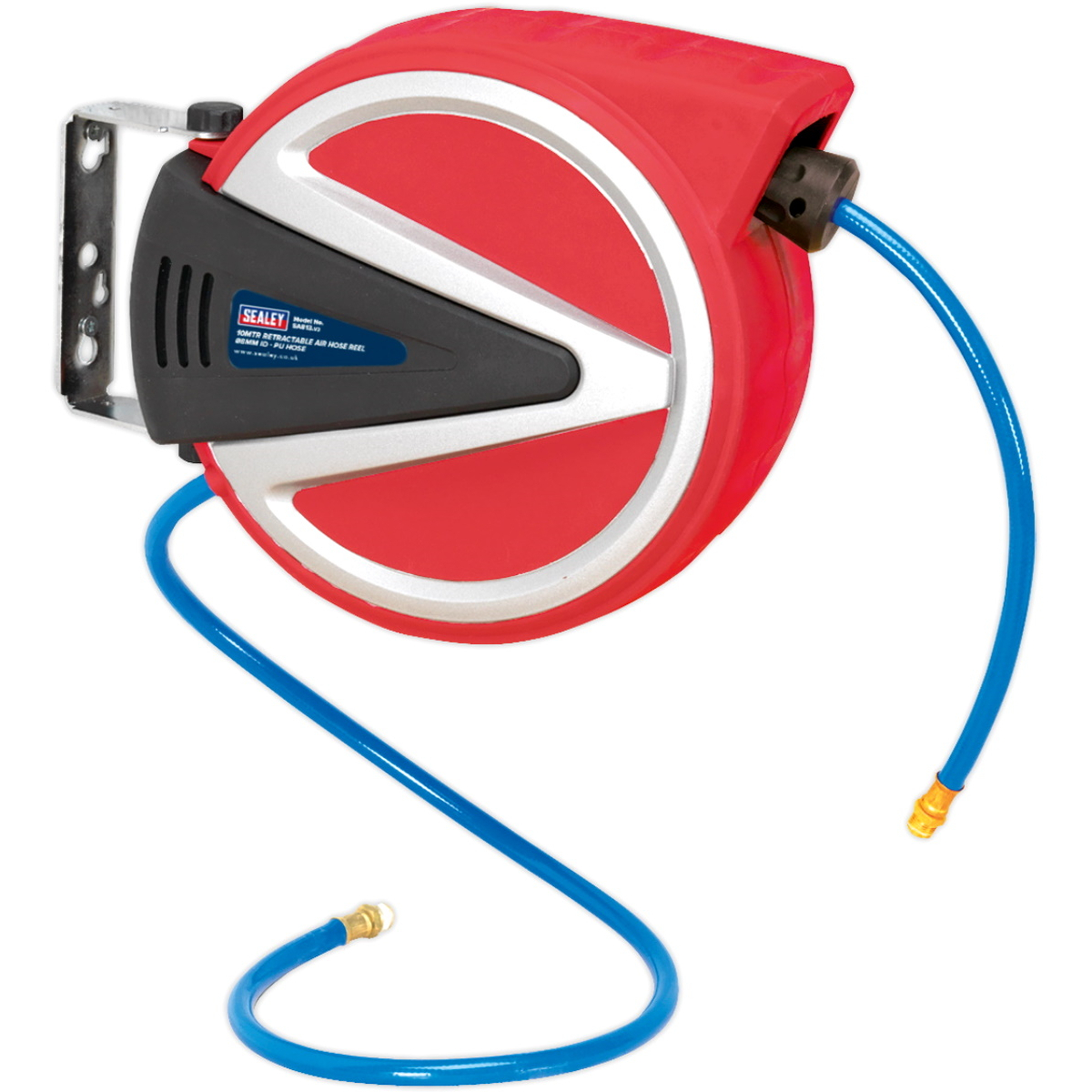 Sealey SA814 Retractable Air Hose Reel 15mtr 8mm ID PU Hose