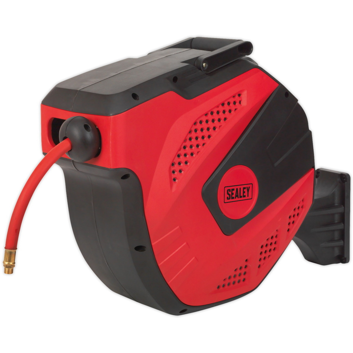 Sealey SA822 Auto Rewind Control Air Hose Reel 15mtr &oslash;10mm - Rubber Hose