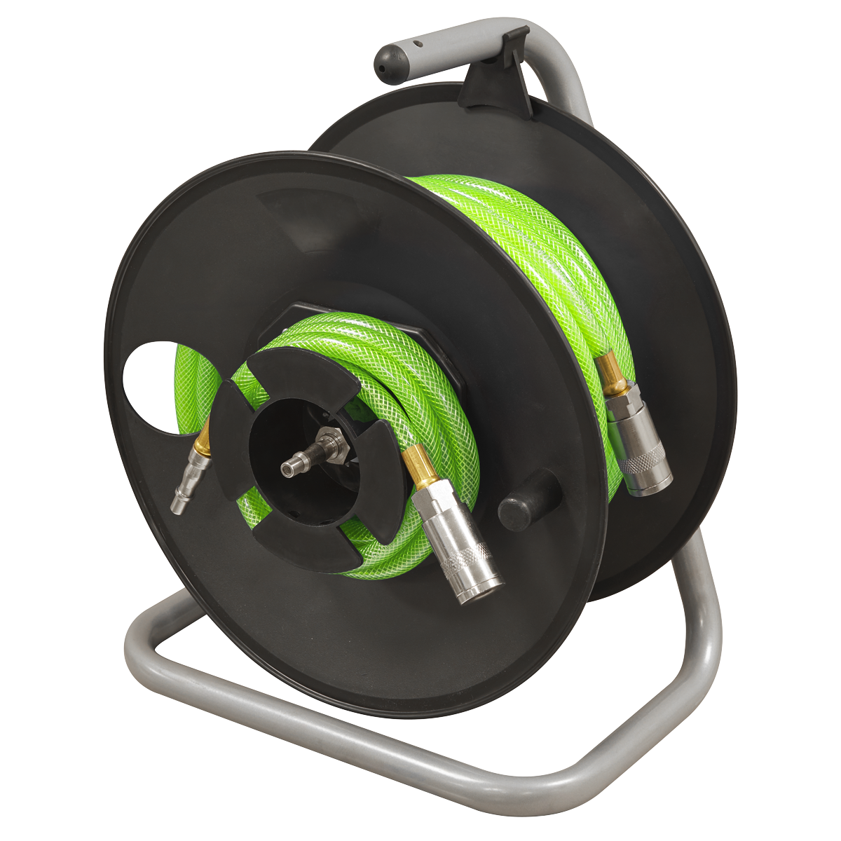 Sealey SA825 20m Portable Manual Air Hose Reel 6mm ID