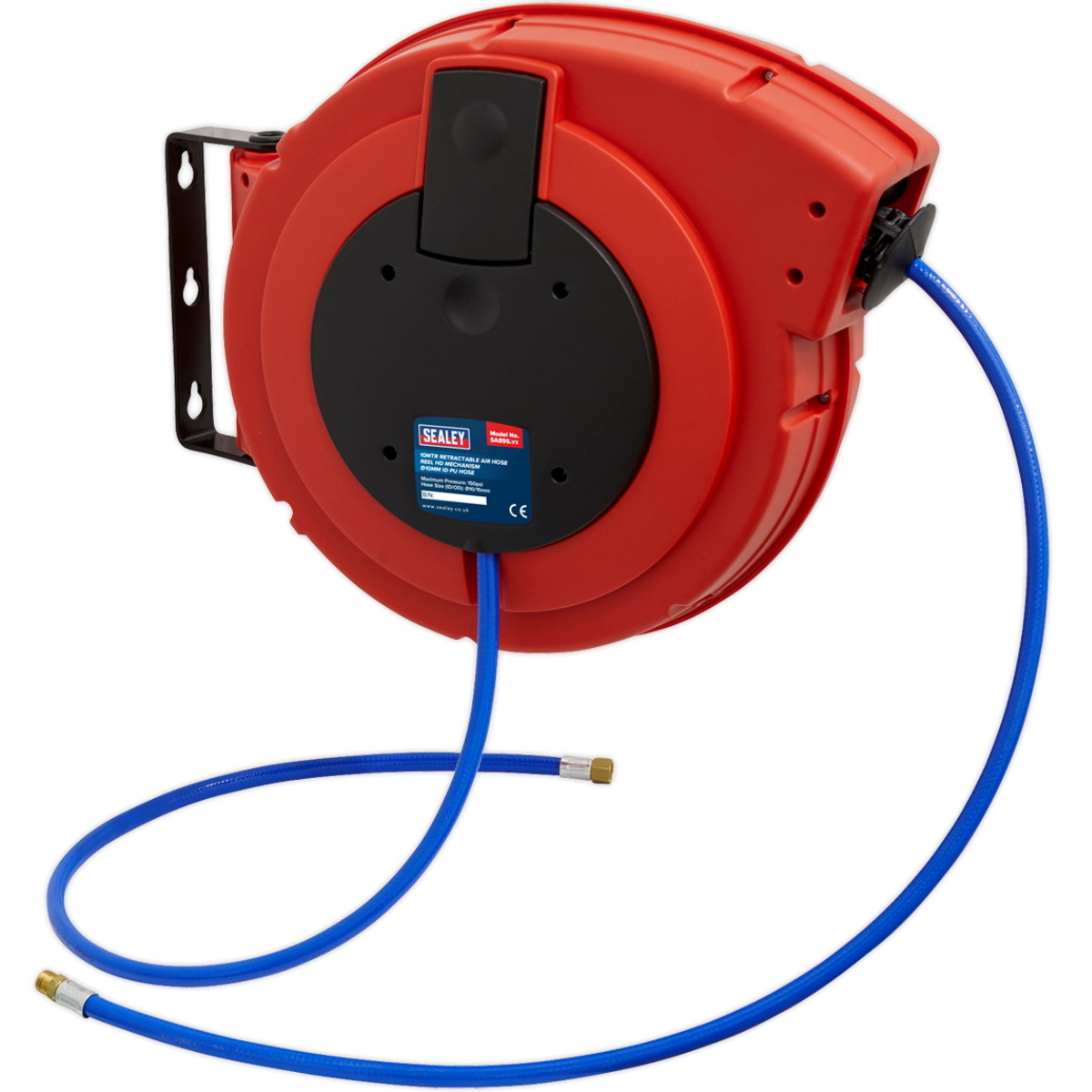 Sealey SA895 Retractable Air Hose Reel HD Mechanism 10mtr ø1...