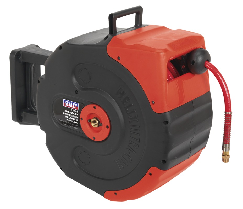 Sealey SA94 Retractable Air Hose Reel 15mtr &oslash;12.5mm ID