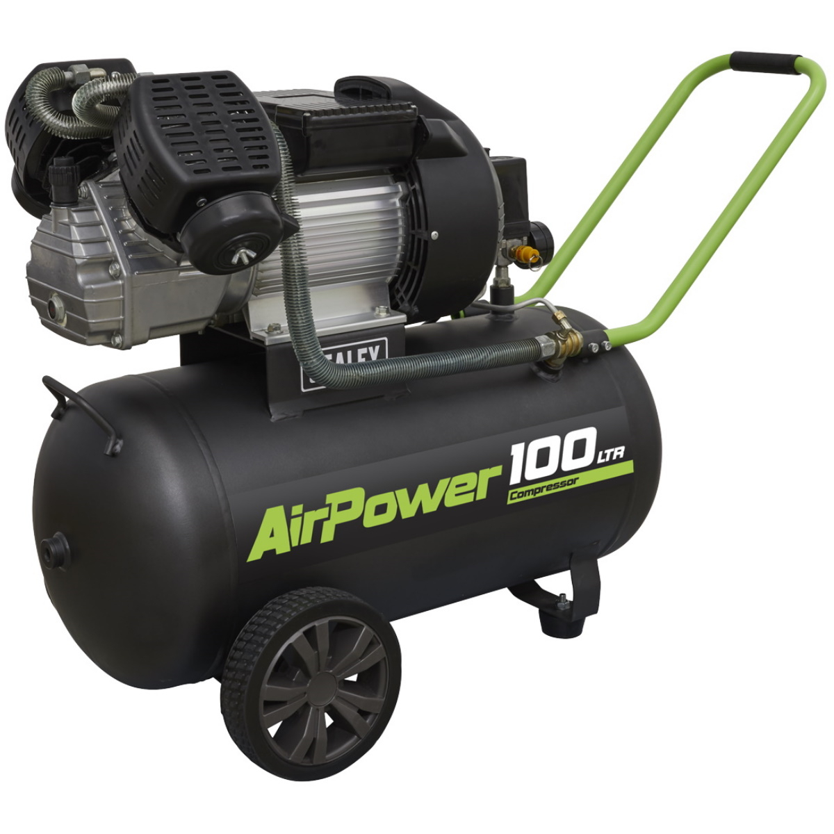 Sealey SAC10030VE Compressor 100ltr V-Twin Direct Drive 3hp 230V
