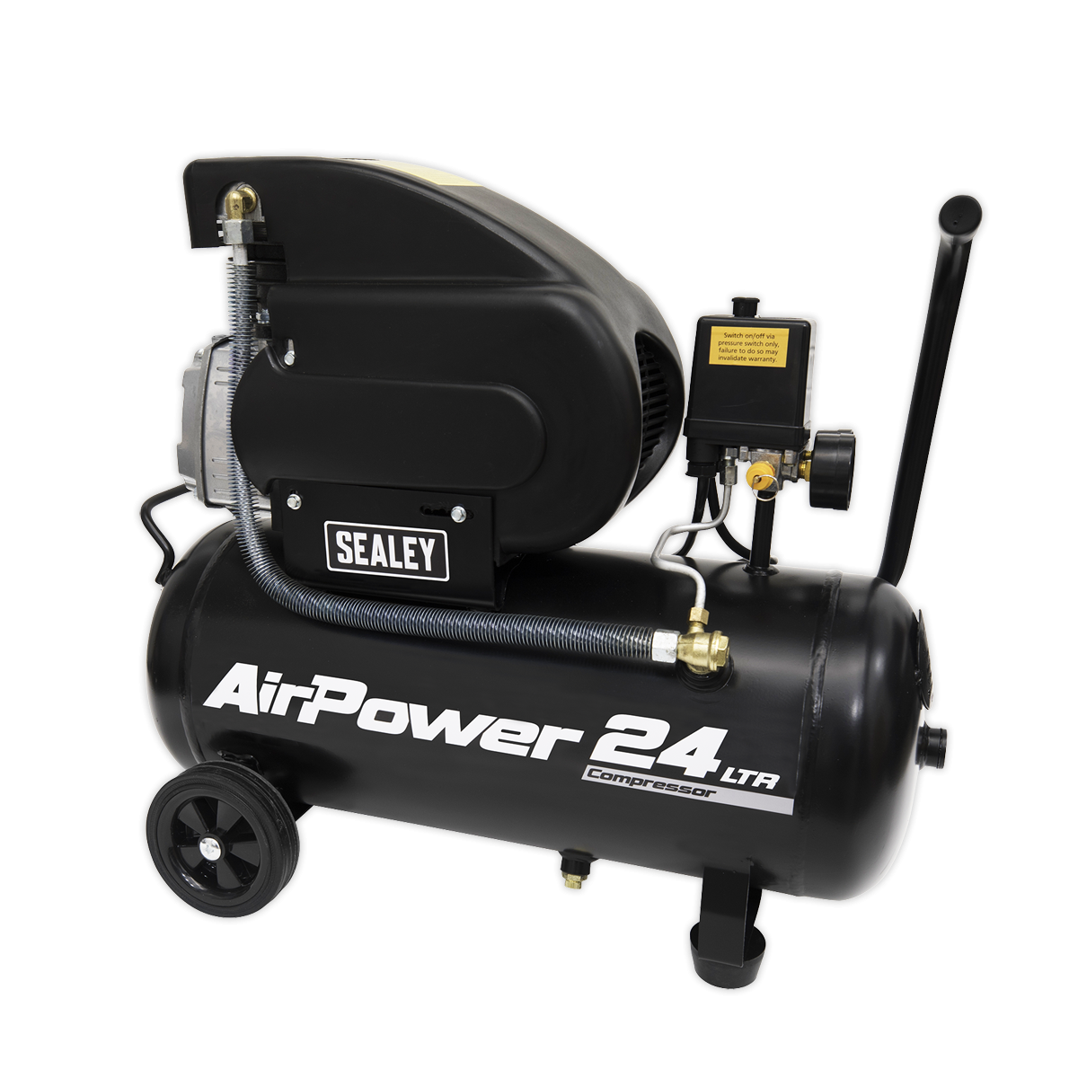 Sealey SAC2420A Air Compressor 24L Direct Drive 2hp