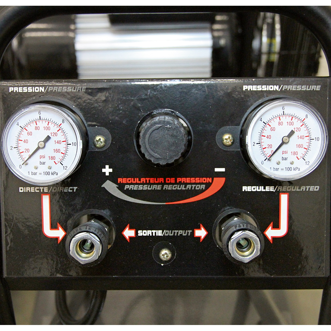 Sealey SAC3103B Compressor 100ltr Belt Drive 3hp with Front Control Panel 230V