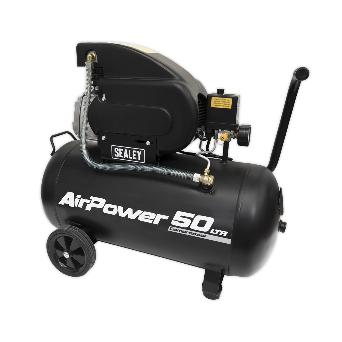 Sealey SAC5020A Air Compressor 50L Direct Drive 2hp