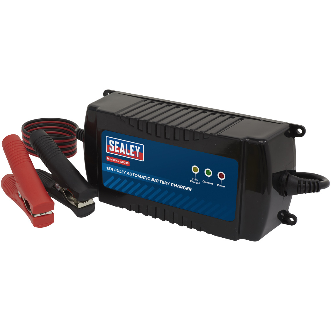 Sealey SBC15 Battery Charger 12V 15A Fully Automatic