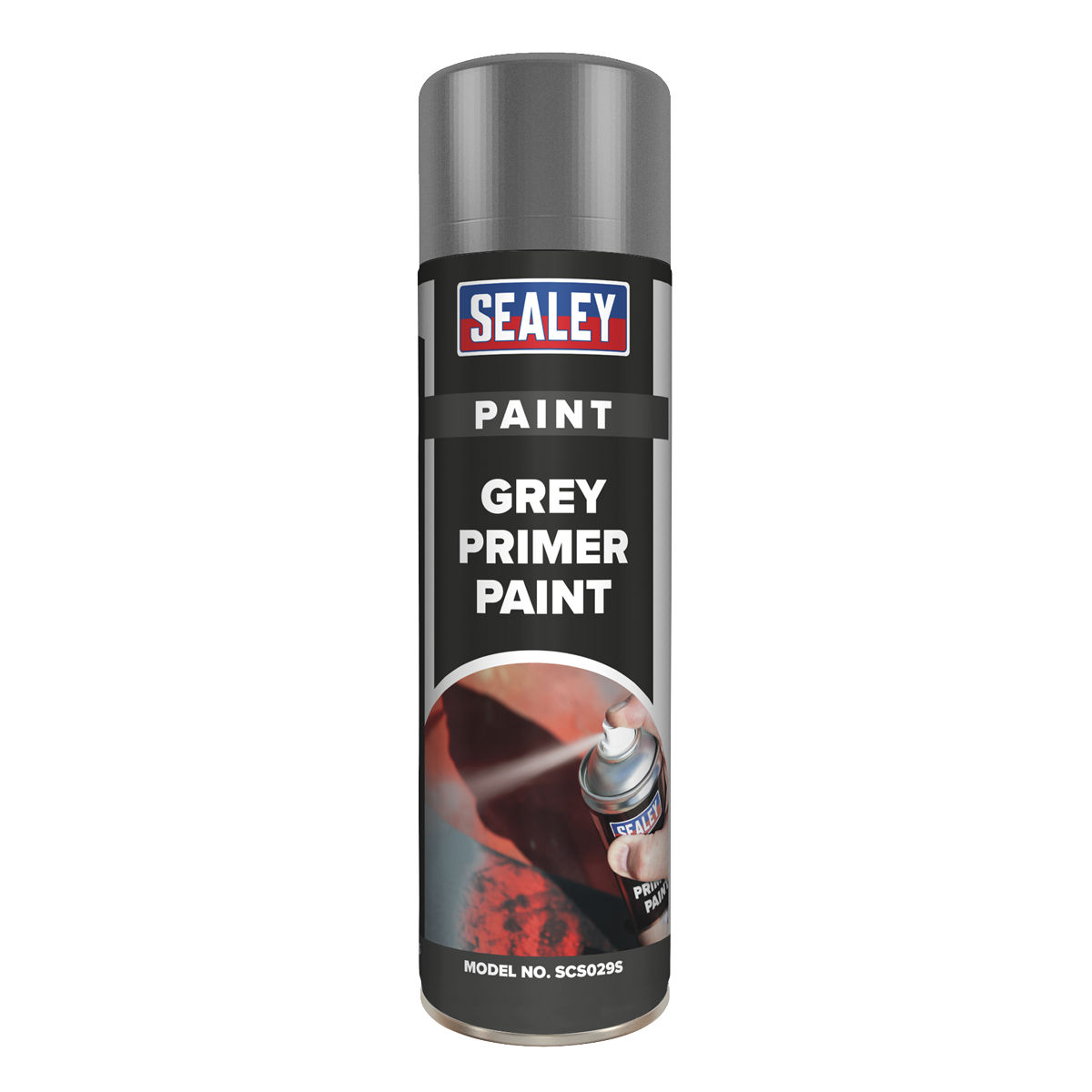 Sealey SCS029S Grey Primer Paint 500ml