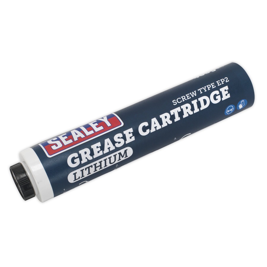 Sealey SCS107 Screw Type EP2 Lithium Grease Cartridge 400g