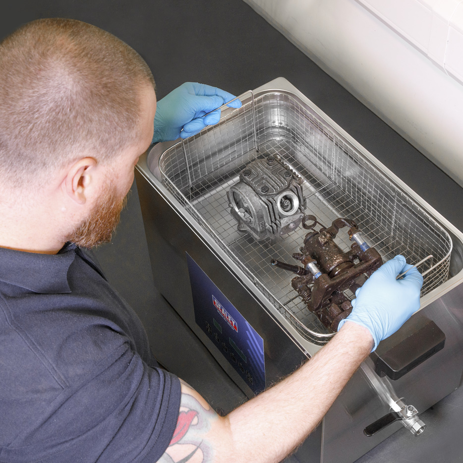 Sealey SCT27 Ultrasonic Parts Cleaning Tank 27L