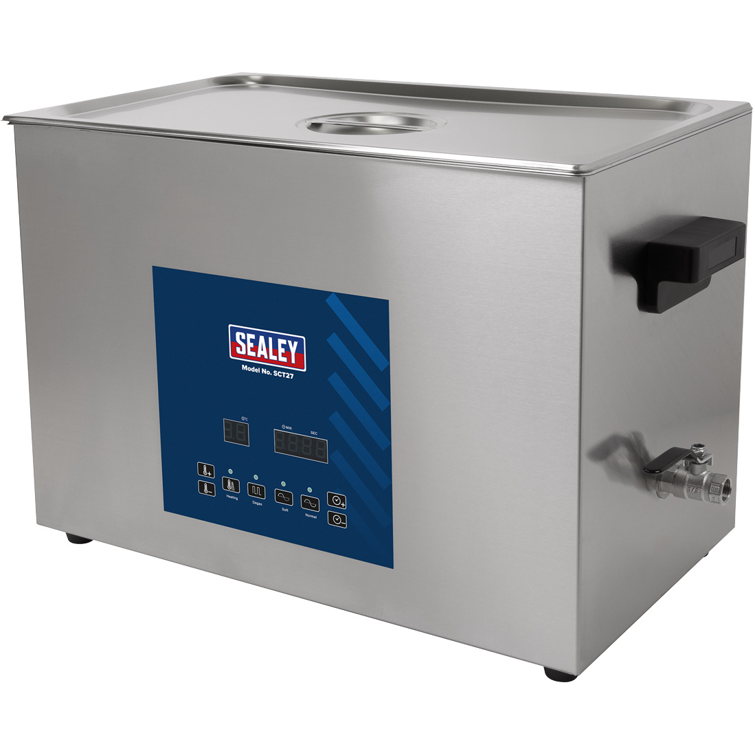 Sealey SCT27 Ultrasonic Parts Cleaning Tank 27L
