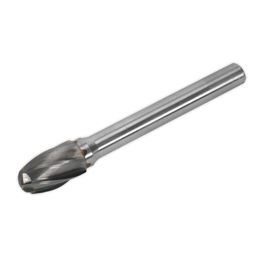 Sealey SDBC4 Tungsten Carbide Rotary Burr Arc Round Nose Ripper/Coarse