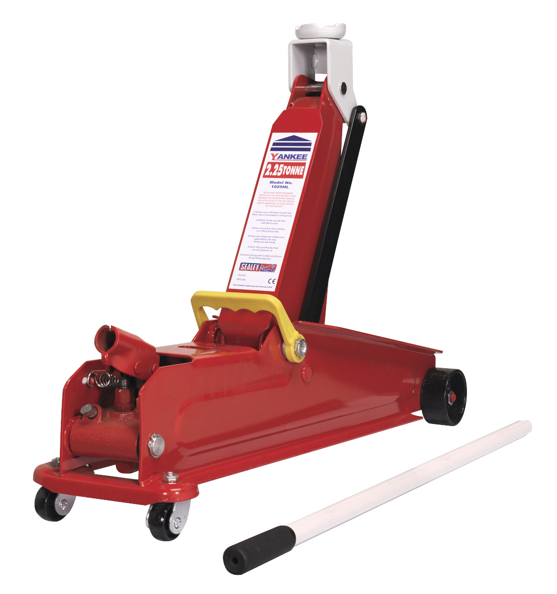 Sealey 1025HL Trolley Jack 2.25 Tonne High Lift Quick Lift