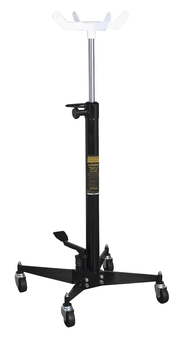 Sealey 600TRQ Transmission Jack Premier 0.6ton Vertical Super Rocket Lift