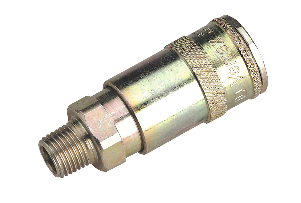 Sealey AC16BP Coupling Body Male 1/4"BSPT Pack of 50