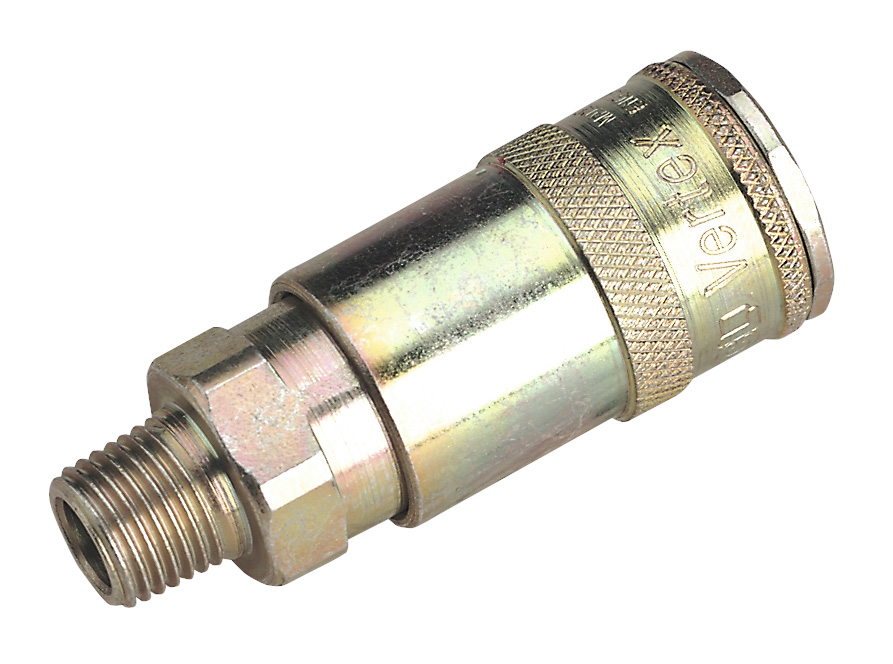 Sealey ACP16 Coupling Body Male 1/4"BSPT Pack of 5
